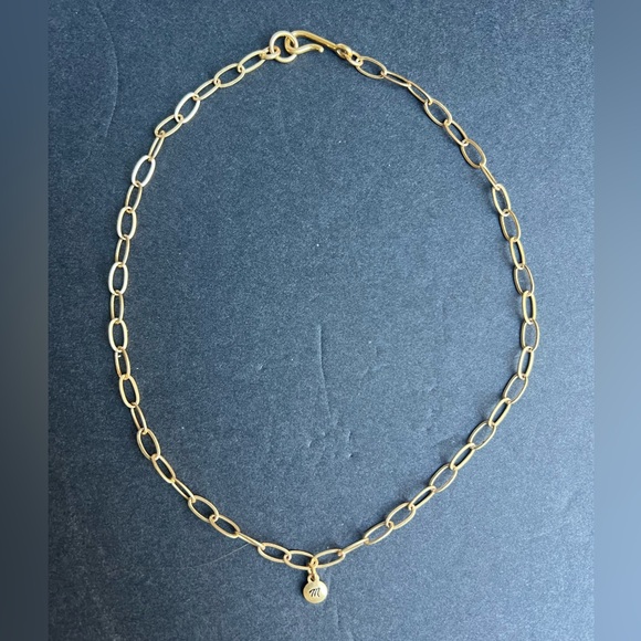 Madewell Jewelry - Madewell Gold Paperclip Chain Short Necklace